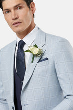 Load image into Gallery viewer, Benetti - Andrew - Check Jacket - Sky - AVAILABLE IN STORE ONLY