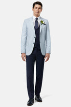 Load image into Gallery viewer, Benetti - Andrew - Check Jacket - Sky - AVAILABLE IN STORE ONLY
