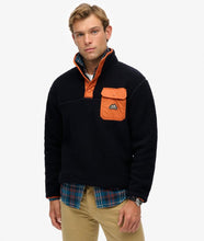 Load image into Gallery viewer, Superdry Fuji 1/2 Zip Fleece ECLIPSE NAVY
