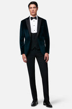 Load image into Gallery viewer, Benetti - Jasper Velvet Tux Jacket - Emerald - AVAILABLE IN STORE ONLY
