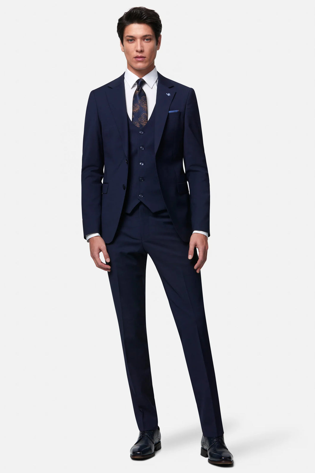 Benetti - Peter 3 Piece Suit - Ink - AVAILABLE IN STORE ONLY