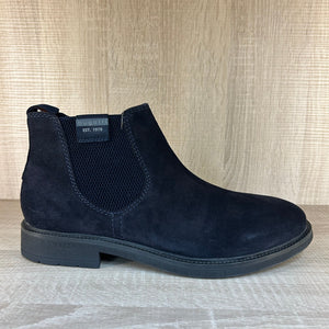 Bugatti Suede Slip-On Boot - DARK BLUE