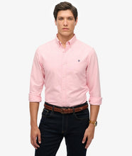 Load image into Gallery viewer, Superdry Classic Oxford L/S Shirt CITY PINK CHAMBRAY
