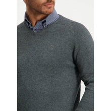 Load image into Gallery viewer, STATE OF ART V Neck Jumper Charcoal
