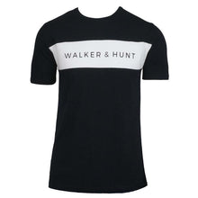 Load image into Gallery viewer, WALKER AND HUNT Paneled Tee Navy
