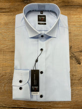 Load image into Gallery viewer, Olymp Textured Blue Shirt Fitted
