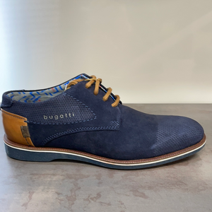 Bugatti suede NAVY