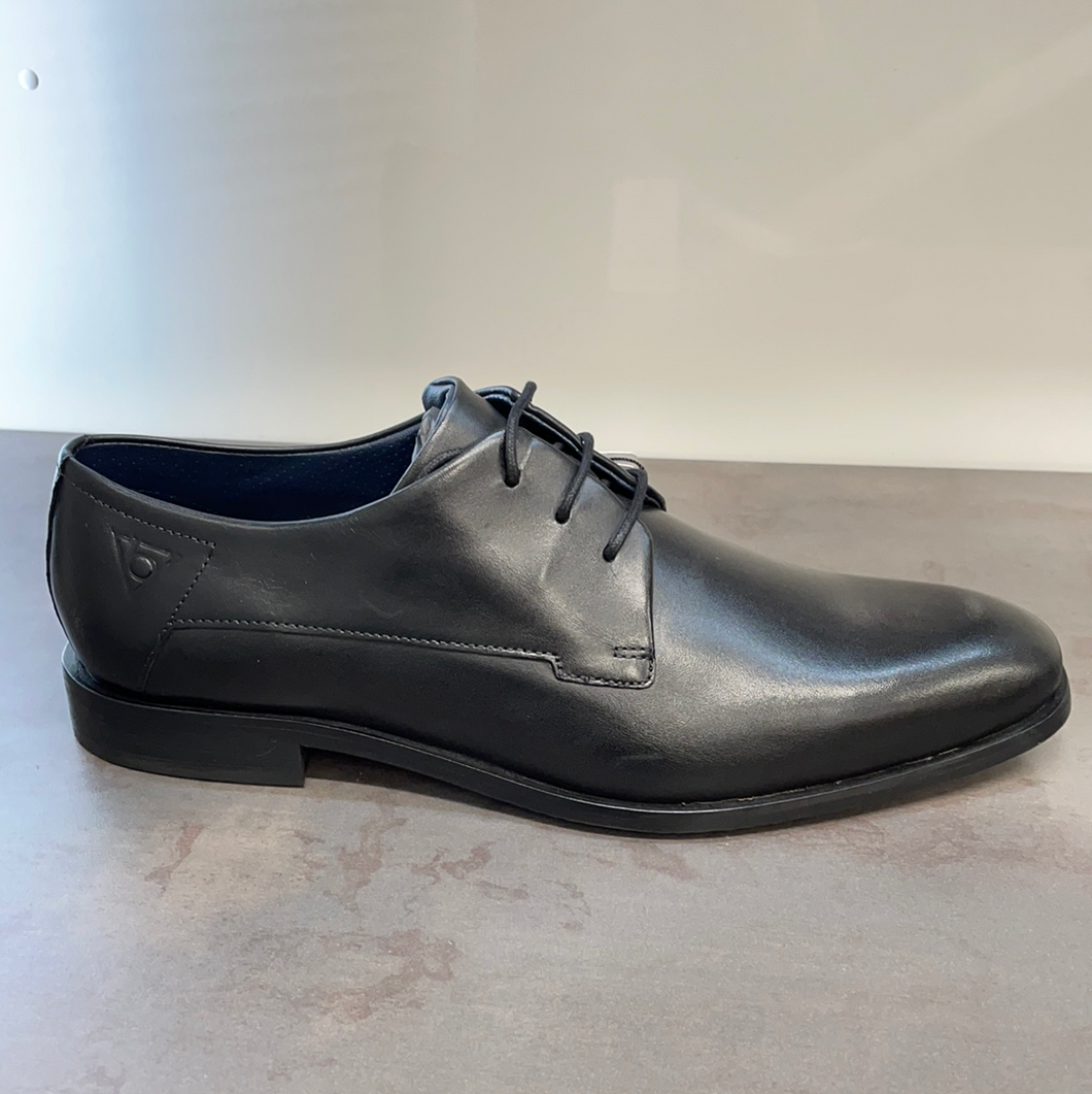 Bugatti Plain Black Laced BLACK